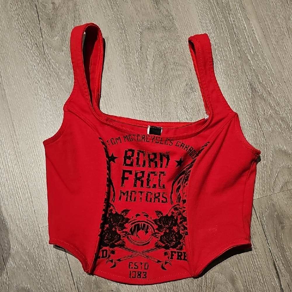 Red Women's Top - Picture 1 of 9
